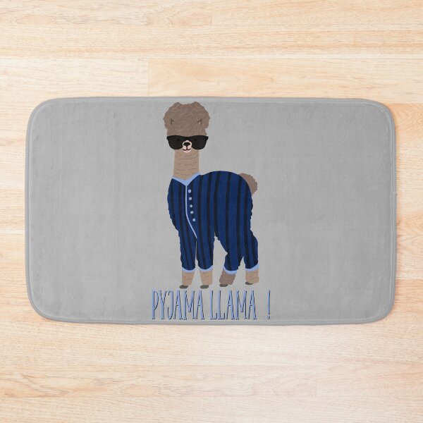Item preview, Blue Striped Pyjama llama in sunglasses  designed and sold by TipTopTapo.
