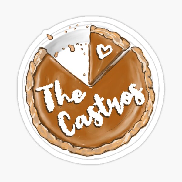 The Castros Pumpkin Pie Sticker