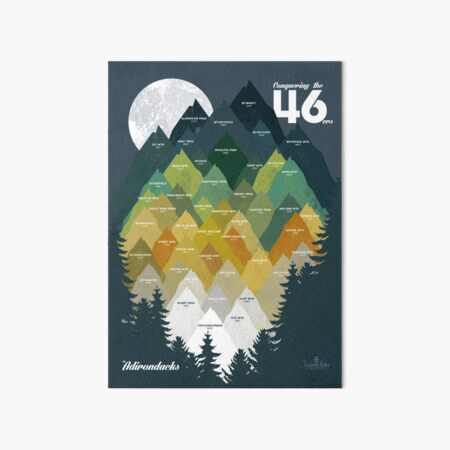 Artikel-Vorschau von Eroberung der 46 Adirondack High Peaks NY Bergwandern, designt und verkauft von daydream-huntr.