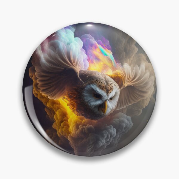 Item preview, Owl in the Sky - Cosmic Owl - From the series Spirit Animals designed and sold by AdamesArtStudio.