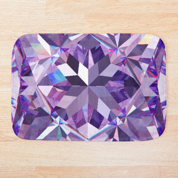 Aperçu de l'œuvre Pierre précieuse de diamant violet taille princesse carrée créée et vendue par Cbusch.