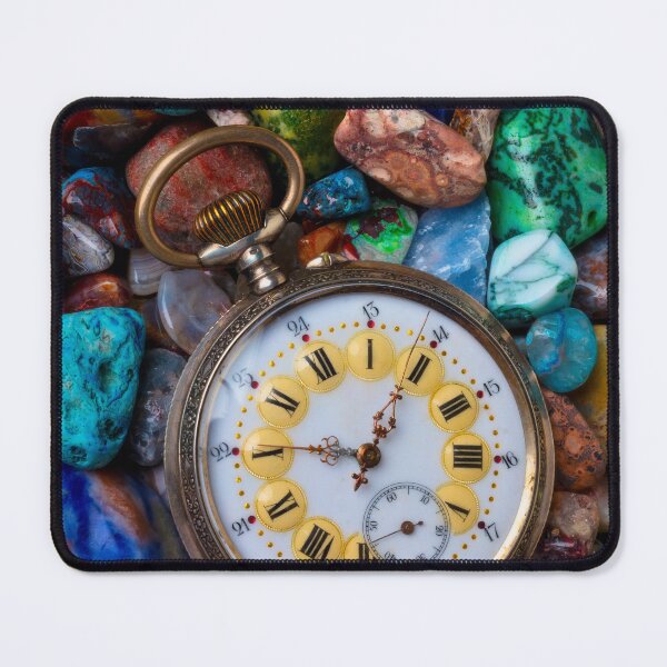 Item preview, Old Pocket Watch On Polished Stones designed and sold by Garry Gay.