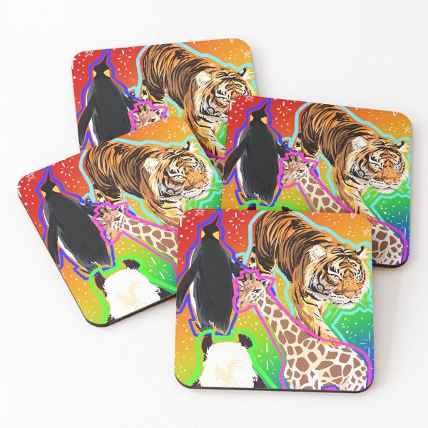 Item preview, rainbow zoo friends! designed and sold by greendaykitty13.