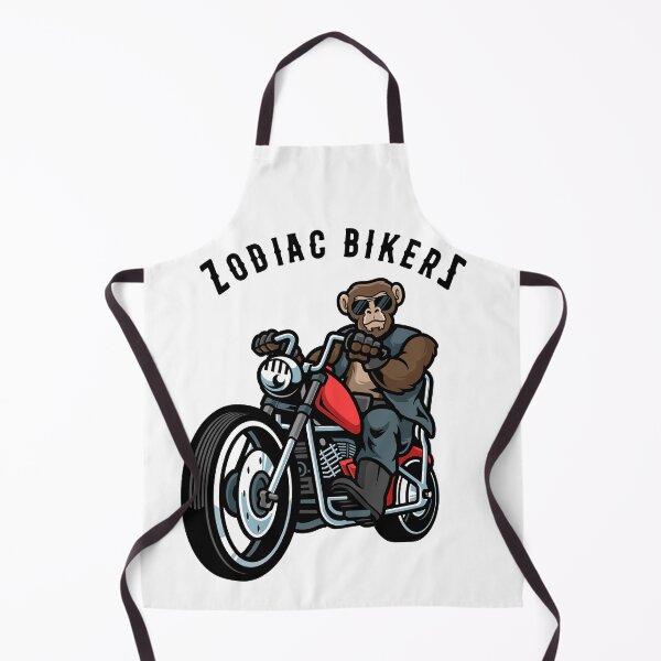 Item preview, Zodiac BikerZ // Monkey (with banner) designed and sold by AK49-universe.