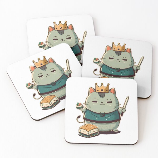 Item preview, The Cat King Sushi designed and sold by john-ess.