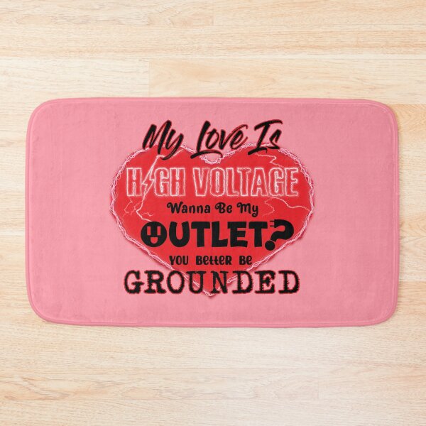 Item preview, My Love Is High Voltage VALENTINE (Plain Background) designed and sold by GatorDesign.