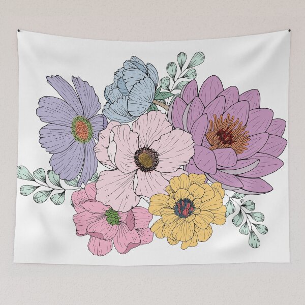 Item preview, Colourful flowers designed and sold by DianaGuy.