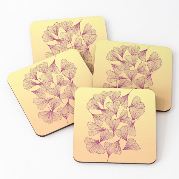 Item preview, Sunset Ginkgos designed and sold by EniPennyDesigns.