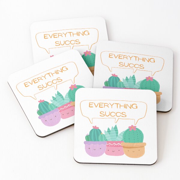 Item preview, Everything Succs Cute Succulent Pun designed and sold by klonge.