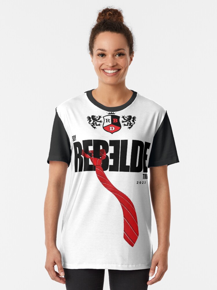 Unisex RBD Rebelde Concert Playera Negra , RBD Tour, Soy Rebelde Black  T-Shirt