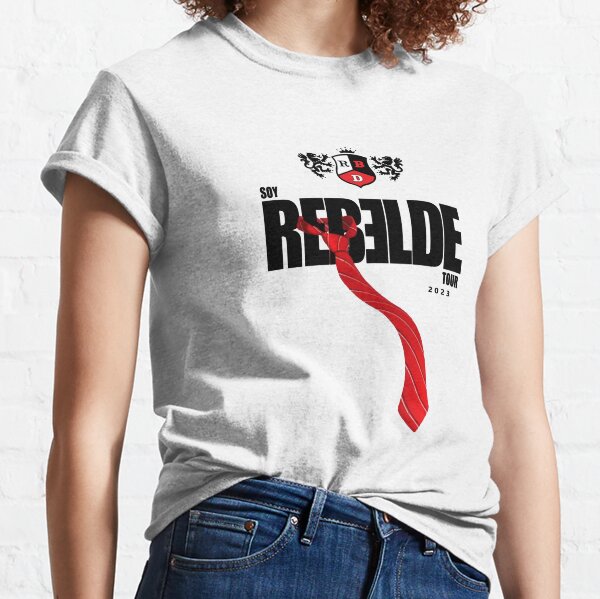 Unisex RBD Rebelde Concert Playera Negra , RBD Tour, Soy Rebelde Black  T-Shirt