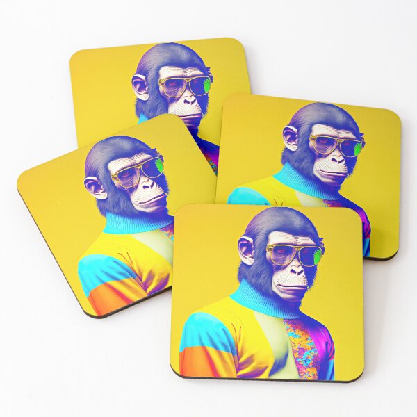 Item preview, COOL PURPLE MONKEYS designed and sold by Arthoughts.