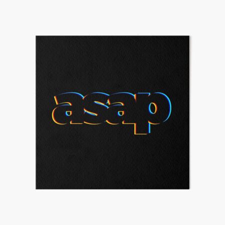 Asap Art Board Print