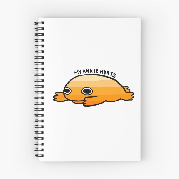 Item preview, My Ankle Hurt | Orange Sunset Frog designed and sold by iristocat.