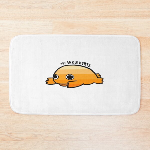 Item preview, My Ankle Hurt | Orange Sunset Frog designed and sold by iristocat.