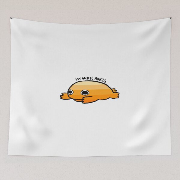 Item preview, My Ankle Hurt | Orange Sunset Frog designed and sold by iristocat.