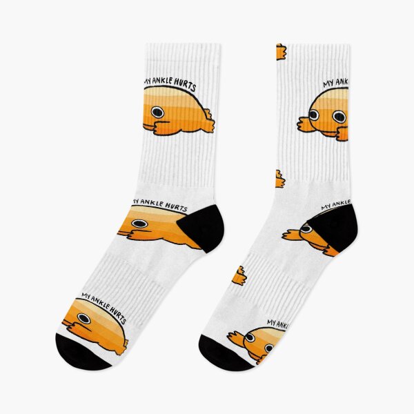 Item preview, My Ankle Hurt | Orange Sunset Frog designed and sold by iristocat.