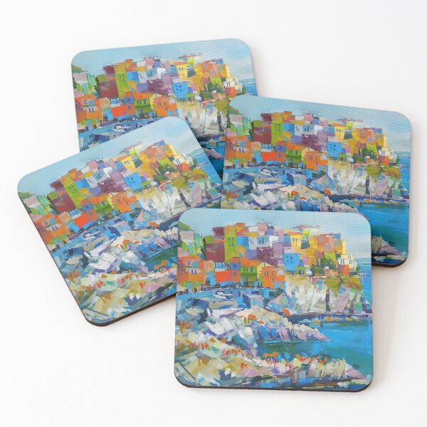 Item preview, Greece city Paphos Oil painting designed and sold by DmitrySkripnyc.