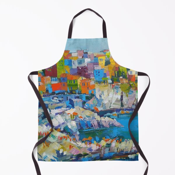 Item preview, Greece city Paphos Oil painting designed and sold by DmitrySkripnyc.