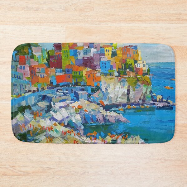Item preview, Greece city Paphos Oil painting designed and sold by DmitrySkripnyc.