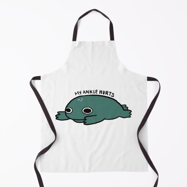 Item preview, My Ankle Hurt | Dark Blue Green Frog designed and sold by iristocat.