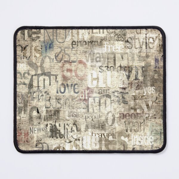 Item preview, Old vintage newspaper paper grunge with letters, words texture background designed and sold by olgersart.