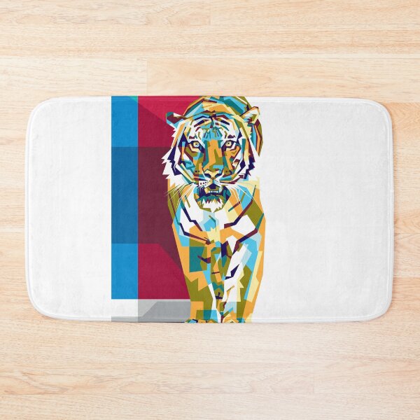 Item preview, Colorfully tiger - geometric forms designed and sold by professorguru.