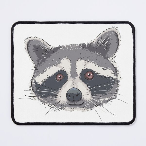 Item preview, Cute Raccoon Face designed and sold by 8justart socks and more.