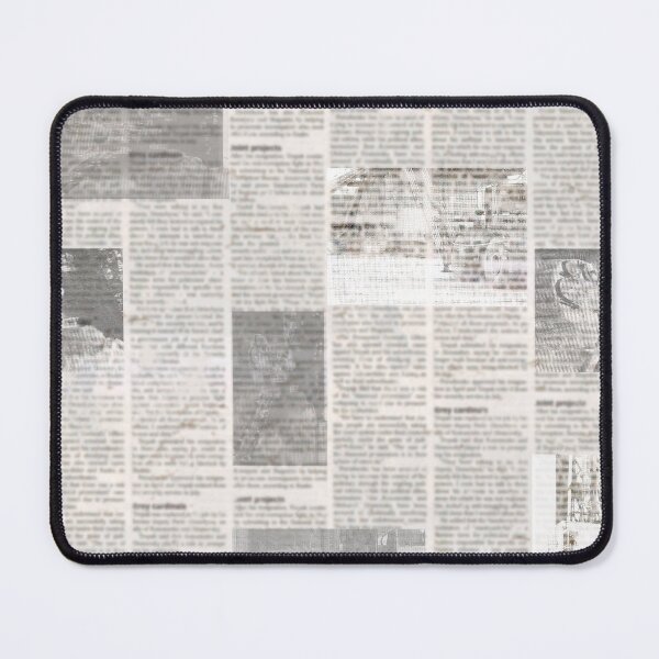 Item preview, Old grunge unreadable vintage newspaper paper texture seamless pattern designed and sold by olgersart.