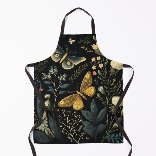 Item preview, Dark Cottagecore Moth + Butterfly Forest Scene designed and sold by TheJadeCat.