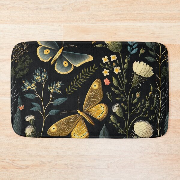 Item preview, Dark Cottagecore Moth + Butterfly Forest Scene designed and sold by TheJadeCat.