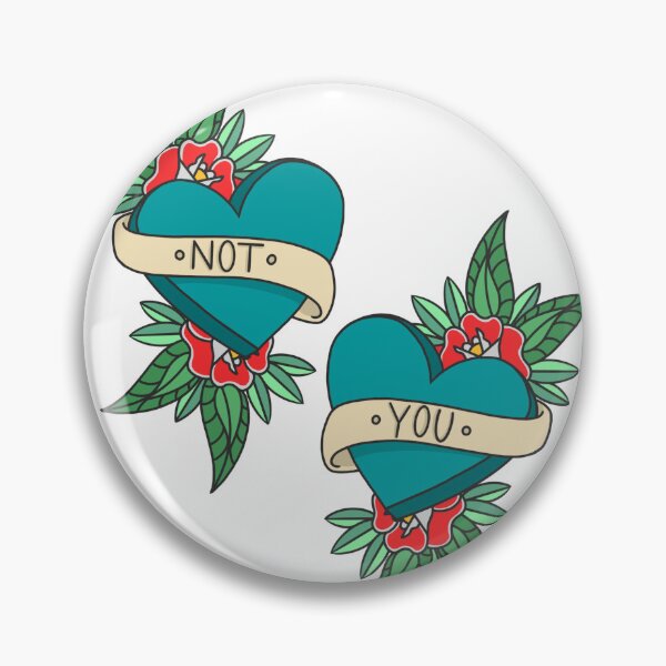 Item preview, Not You Valentine's Traditional Tattoo Design  designed and sold by MooseCanoe32.