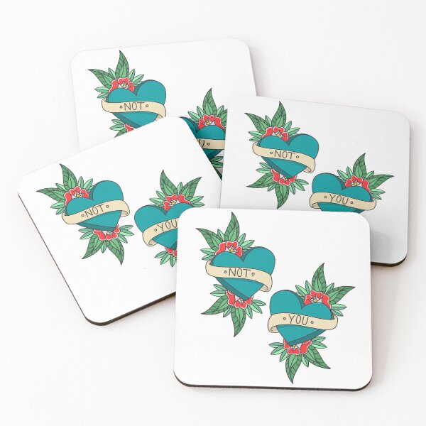 Item preview, Not You Valentine's Traditional Tattoo Design  designed and sold by MooseCanoe32.