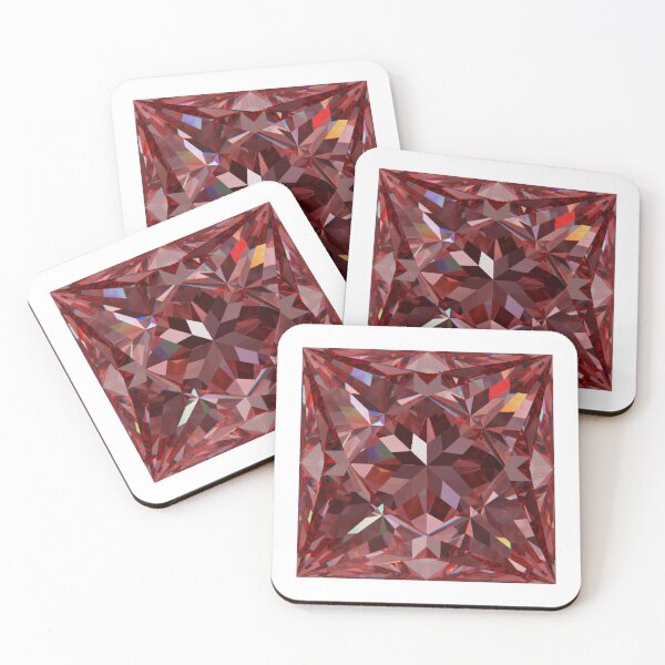 Item preview, Square Princess Cut Red Ruby Gemstone designed and sold by Cbusch.