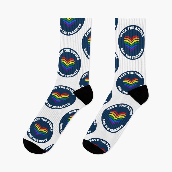 Item preview, Save the Books | Ban the Fascists | LGBTQIA+ Rights | Human Rights | Anti-Censorship designed and sold by CtrlZDigitalD.