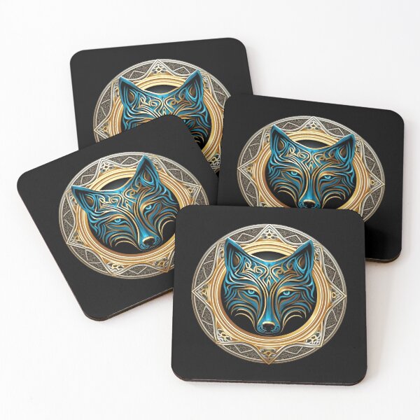 Item preview, wolf Celtic knot wolf art designed and sold by nicestr.
