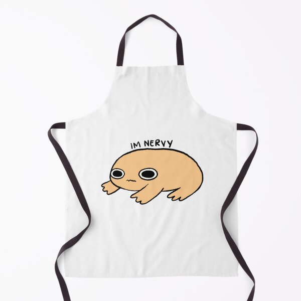 Item preview, I’m Nervy | Nervous Orange Frog designed and sold by iristocat.