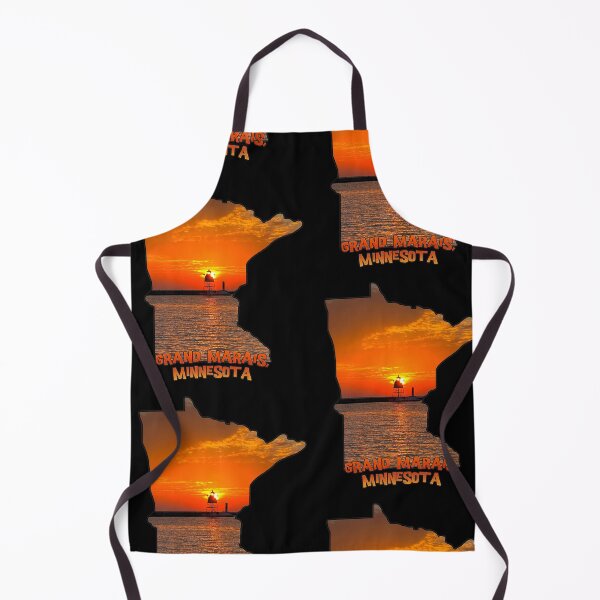 Item preview, Minnesota State Outline - Grand Marais Sunset designed and sold by gorff.