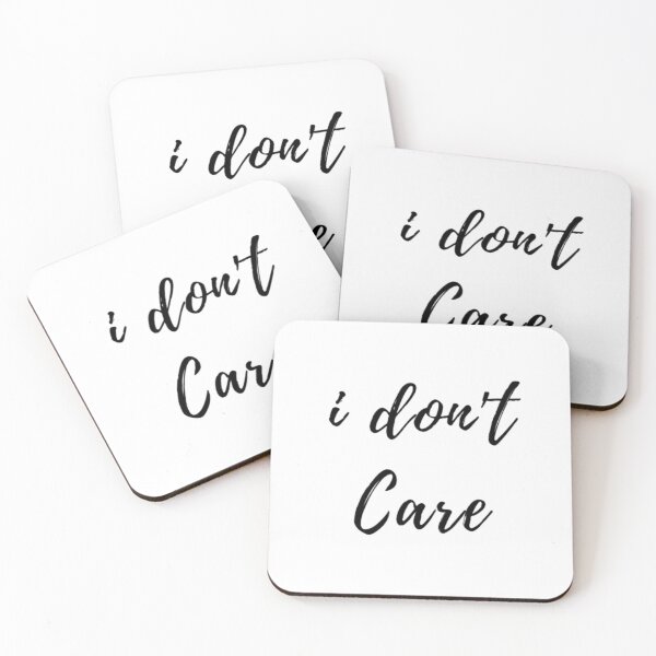 Item preview, I Don't Care - quote designed and sold by Photoshop Is My Passion.