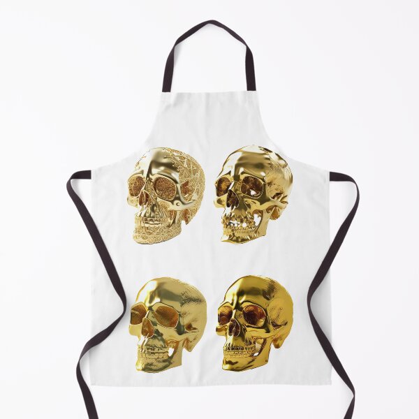 Item preview, DECORATED GOLD SKULLS designed and sold by Arthoughts.