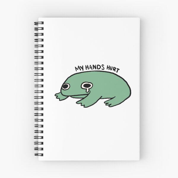 Item preview, My Hands Hurt | Crying Green Frog designed and sold by iristocat.