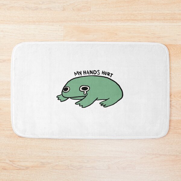 Item preview, My Hands Hurt | Crying Green Frog designed and sold by iristocat.