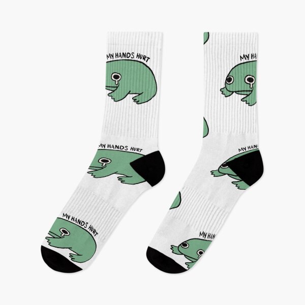 Item preview, My Hands Hurt | Crying Green Frog designed and sold by iristocat.