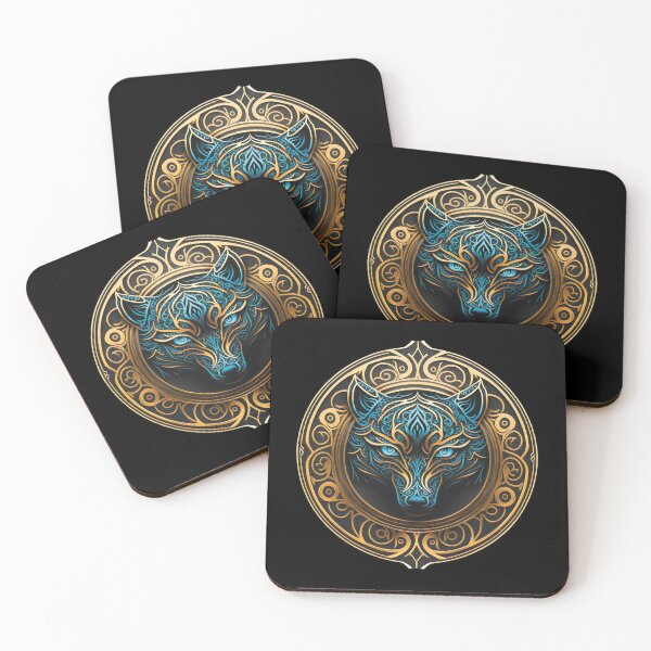 Item preview, wolf Celtic art designed and sold by nicestr.