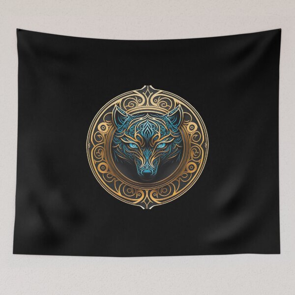 Item preview, wolf Celtic art designed and sold by nicestr.