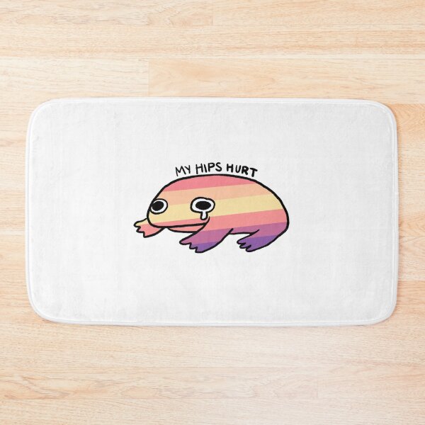Item preview, My Hips Hurt | Crying Sunset Frog designed and sold by iristocat.