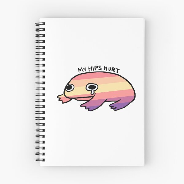 Item preview, My Hips Hurt | Crying Sunset Frog designed and sold by iristocat.