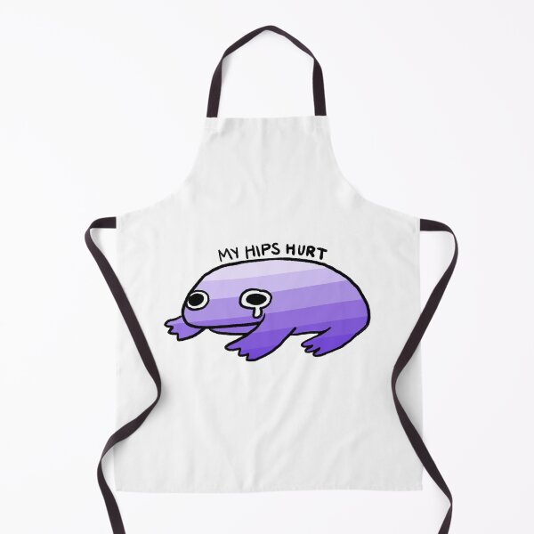 Item preview, My Hips Hurt | Crying Purple Gradient Frog designed and sold by iristocat.