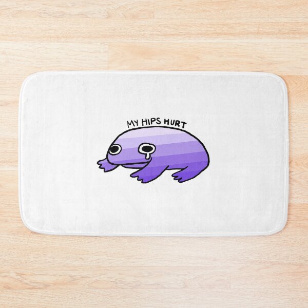 Item preview, My Hips Hurt | Crying Purple Gradient Frog designed and sold by iristocat.