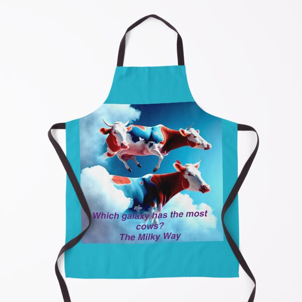 Item preview, Red and blue cows in the clouds designed and sold by Chiron WADE.